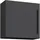 VCM Holzregal hängend platzsparendes Regal Maße: H. 50 x B. 50 x T. 30 cm Elegantes Regal hängend Aufbewahrungsregal Bücherregal Wandboard - Arila M
