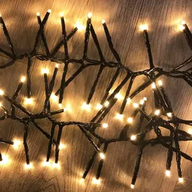 Mojawo System-Lichterkette LED 11 m Dunkelgrün Warmweiß