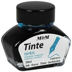 M&M Tintenfass türkis 30,0 ml
