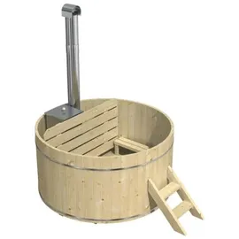 FinnTherm Bergen Ø 160 x 110 cm Weiß