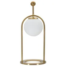 Mauro Ferretti Tischlampe Glas/Metall 50 cm Gold
