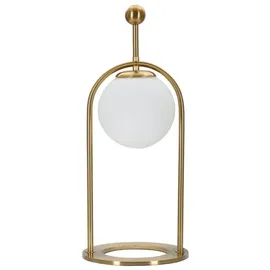 Mauro Ferretti Tischlampe Glas/Metall 50 cm Gold