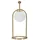 Mauro Ferretti Tischlampe Glas/Metall 50 cm Gold