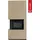 Kratki Kaminbausatz Floki Box links 8 kW Quarzsinter/Abdeckplatte Glas Schwarz