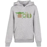 Mister Tee Mandalorian The Child Kapuzenpullover Heather Grey 110-116 cm