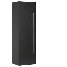 Beliani Bad, Schwarz, Silber, Holzwerkstoff, 40x132x35 cm, Badezimmer, Badezimmerschränke, Hängeschränke