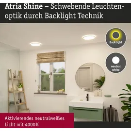 Paulmann Atria Shine 1 rund 293mm Kunststoff