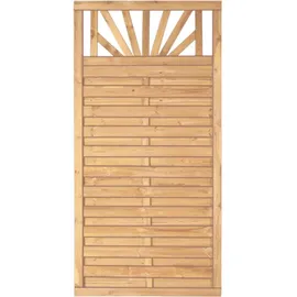 Tetzner & Jentzsch Sichtschutzelement 90 x 180 cm Braun/Holz