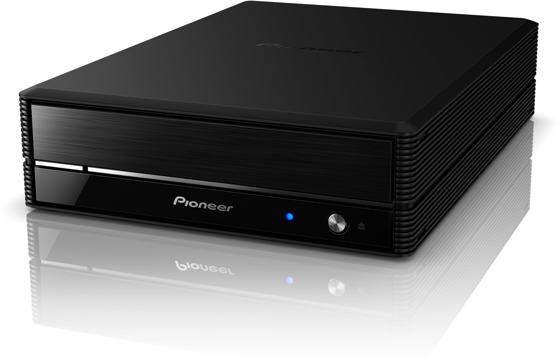 Pioneer Externes Blu-ray-Laufwerk BDR-X13E-S, exzellente Zuverlässigkeit und Stabilität, 16-fache BD-R-Schreibgeschwindigkeit, USB 3.2 Gen1 / 2.0, BD/DVD/CD-Brenner mit PureRead 4+ Realtime PureRead