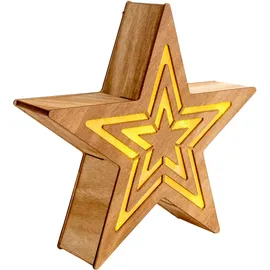 NÄVE Stern 23 cm beige