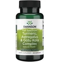 Swanson Full Spectrum Turmeric, Astragalus & Gotu Kola Komplex Kapseln 60 St.