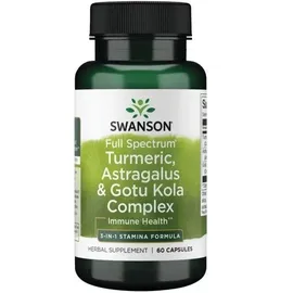 Swanson Full Spectrum Turmeric, Astragalus & Gotu Kola Komplex Kapseln 60 St.