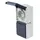 as - Schwabe Aufputz-Steckdose 62462 IP54 Grau
