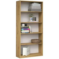 ibonto Bücherregal Robustes freistehende Bücherschrank Vielseitiges Standregal
