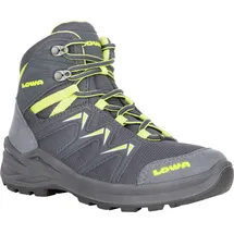 Lowa Innox Pro GTX Junior (Synthetik/Textil, wasserdicht) 2024 stahlblau/limegrün Kinder