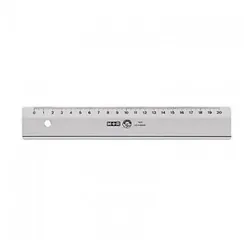 Möbius   Ruppert 1020 - 0000, Schreibtisch-Lineal, Polystyrene, Transparent, cm,
