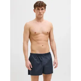 JACK & JONES JACMILANO WOVEN BOXERS 3 PACK Dunkelblau / Grün / Schwarz M 3er Pack