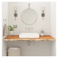 vidaXL Waschtischplatte 110x60x2,5 cm Rechteckig Massivholz Akazie
