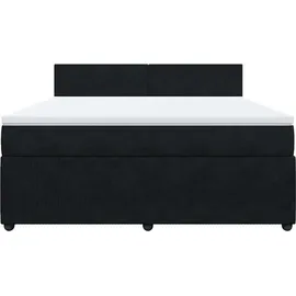 vidaXL Boxspringbett 180 x 200 cm Schwarz
