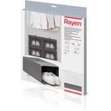 Rayen | Stapelbare Schuhboxen | 2er Pack | Klettverschluss | Premium-Serie | Maße: 23 x 34 x 16 cm