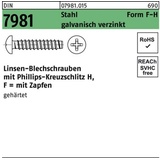 Reyher Blechschraube DIN 7981 LIKO PH F 4,2x16-H Stahl galv.verz. Zapfen 1000St.