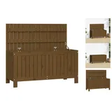 vidaXL Gartentruhe Honigbraun 108x42,5x54 cm Massivholz Kiefer