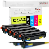 OBV Kompatibel zu Lexmark C3220K0 Multipack-CMYK