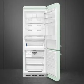 Smeg FAB38RPG6 Retro-Kühl-Gefrierkombination (481 l, 2050 mm hoch, Pastellgrün)