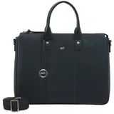 Braun Büffel Hanna Shopper Tasche Leder 39 cm Laptopfach schwarz