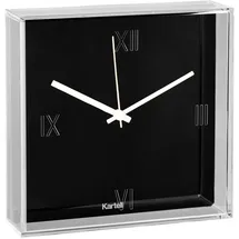 Kartell 190009 Tic und Tac Uhr, Plastik, schwarz,