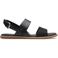 CLARKS Karsea Strap Sandal, Black Combi, 37 EU