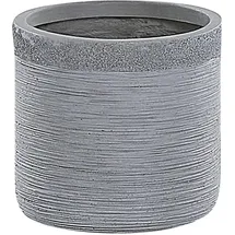 Beliani Samos 26 x 26 x 25 cm Grau