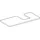 Geberit One 105x3x47cm, greige/lackiert m, AS re