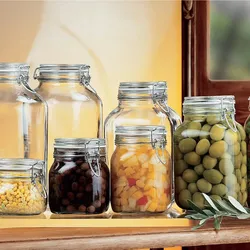 Bormioli Vorratsglas 1 ltr. Fido - Transparent, luftdichte Versiegelung, spülmaschinenfest