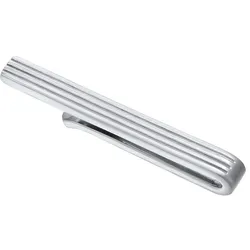 KUZZOI Krawattennadel Rillen Design 925 Silber Herrenschmuck   Herren 