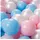 KiddyMoon 300 ∅ 6Cm Kinder Bälle Für Bällebad Spielbälle Baby Plastikbälle Made In EU, Baby Blau/Rosa/Perle