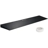 Vevor Vollgummi Türschwellenrampe Max. Tragfähigkeit bis zu 15Tonnen Bordsteinrampe 90x20x4cm Rollstuhlrampe mit doppelseitigem Klebeband Auffahrrampe Gummirampe Selbst zum Schneiden