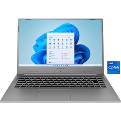 Medion® AKOYA® S15449 Notebook (39,62 cm/15,6 Zoll, Intel Core i7 1165G7, UHD Graphics, 512 GB SSD) silberfarben