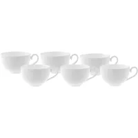 Villeroy & Boch Cappuccinotasse 0,4 l Weiß 6 St.