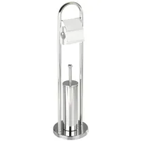 Wenko WC-Garnitur Vasto Silber 1 St.
