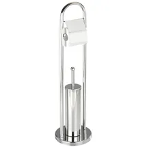 Wenko WC-Garnitur Vasto Silber 1 St.