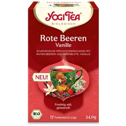 YOGI TEA Rote Beeren Vanille Bio Filterbeutel 17X2.0 g