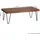 FineBuy Couchtisch Sheesham Braun 115 x 60 x 40 cm