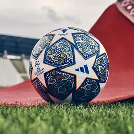adidas UCL Pro Istanbul Ball White / Royal Blue / Solar Orange / Silver Metallic 5