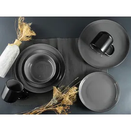 OTTO home Viarrina Kombiservice 16-tlg. schwarz/grau