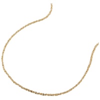 Schmuck Krone Goldkette 0,6mm feine Kette aus 585 Gelbgold, 45cm, Gold 585 goldfarben