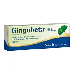 Gingobeta 40 mg Filmtabletten