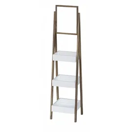 JV Möbel Regal mit Spiegel 25 x 147 x 30 cm Braun