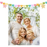 BSGFIT Personalisierte Decke Personalisierte Decke Mit Foto,Personalisiertes Geschenk Decke Mit Foto für Muttertag,Vatertag,Geburtstag,Individuell Gestaltete Geschenke für Mama, Papa, Freund, Freundin