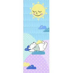 KOMAR Vliestapete »Winnie Pooh Take a Nap«, bunt, glatt